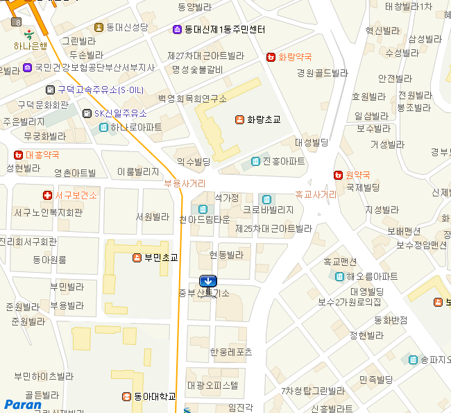 1급제일정비공업사 약도