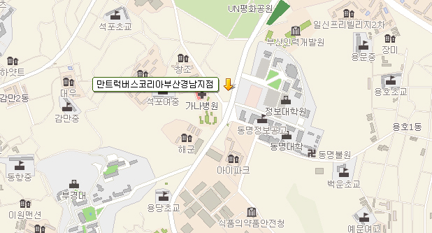 MAN트럭 부산센터 약도