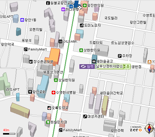 르노삼성남부산정비사업소 약도